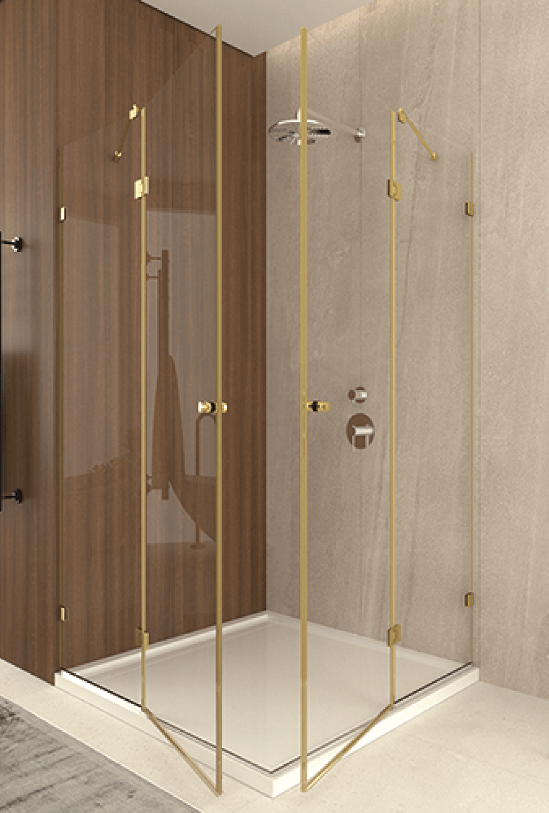 Shower Cabins With Revolving Doors
